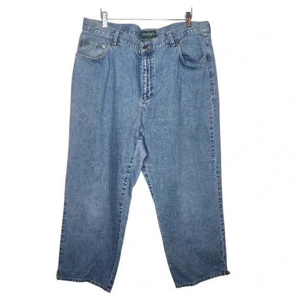 Lauren Ralph Lauren Denim - Lauren Ralph Lauren Medium Wash Womens Plus Size Cropped Jeans Size 18W